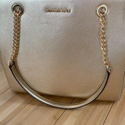 Gold Michael Kors Purse 