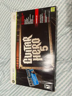 NEW SEALED Guitar Hero 5 Xbox 360 Guitar Bundle Kit – Factory Sealed Never Opened