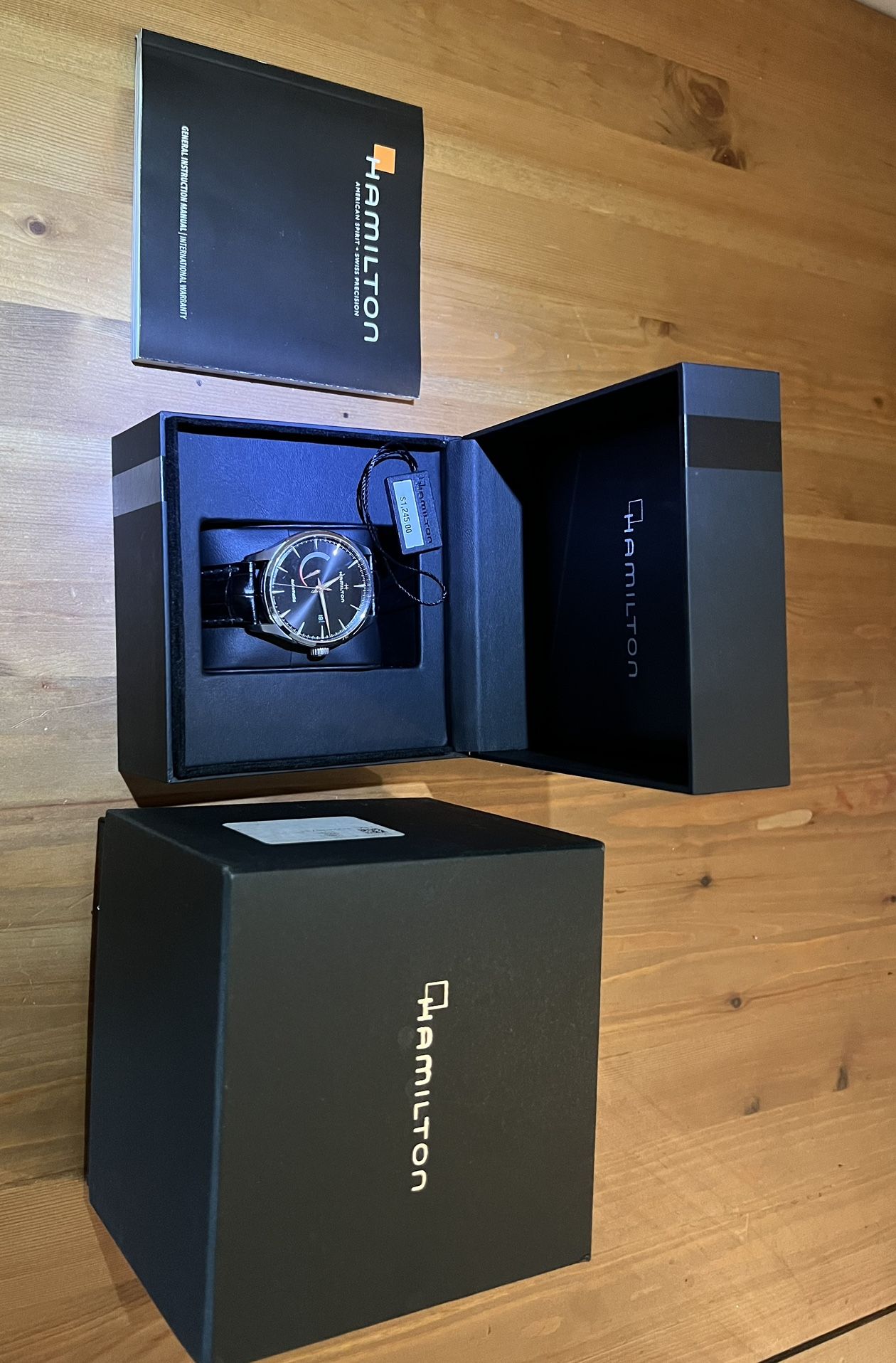 Hamilton Automatic Mechanical Watch - 42mm, Black Dial