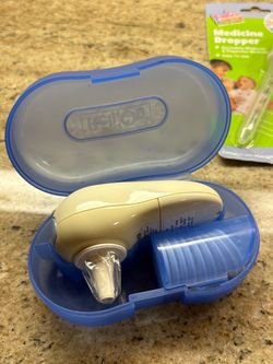 Reli On Baby Ear Thermometer with Case & Medicine Dropper