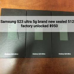 Samsung S23 ULTRA 512GB NEW SEALED FACTORY UNLOCKED 