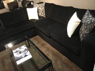 🇺🇸 Brand New Black Sectional $50 Down Takes It Home Today!