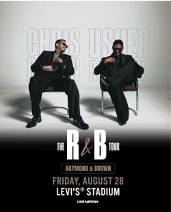 Chris Brown & Usher R&B Tour Concert Ticket