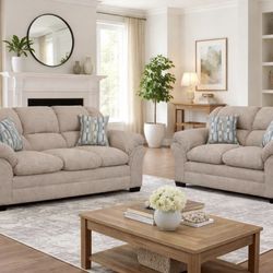 New Sofa And Loveseat With Free Same Day Delivery, Pay Cash On Arrival 