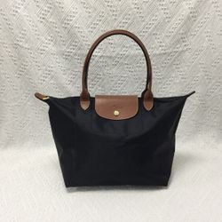 NWT Longchamp Le Pliage Original Tote Bag size large Black