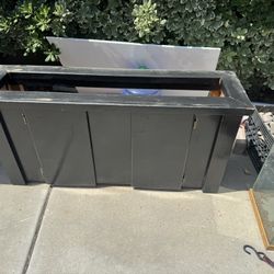 Fish tank And Wooden Stand