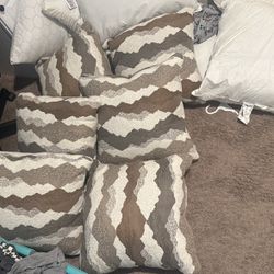 6 Brand New Couch Pillows