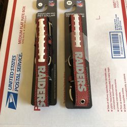 NFL Raiders Pet Collar L N M