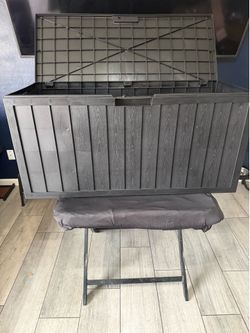 (BRAND NEW)🔥🔥🔥 BLOWOUT SALE/75 Gallon Resin Outdoor Deck Box/KO-DLZ