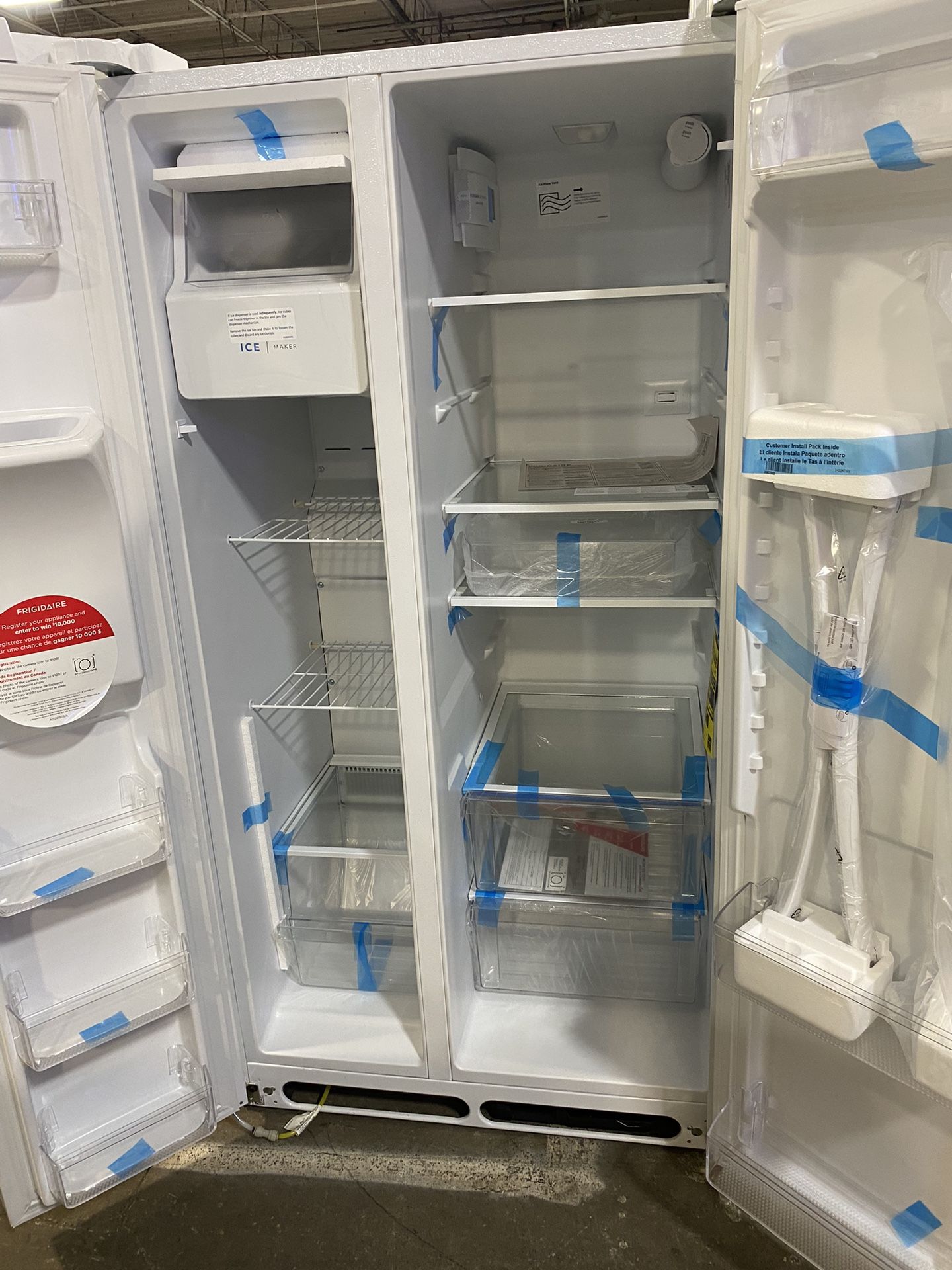 Open Box New Fridge