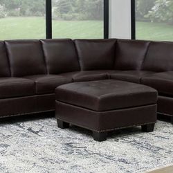 High Quality Leather Sectional 