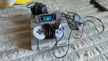 Super Nintendo with Mario