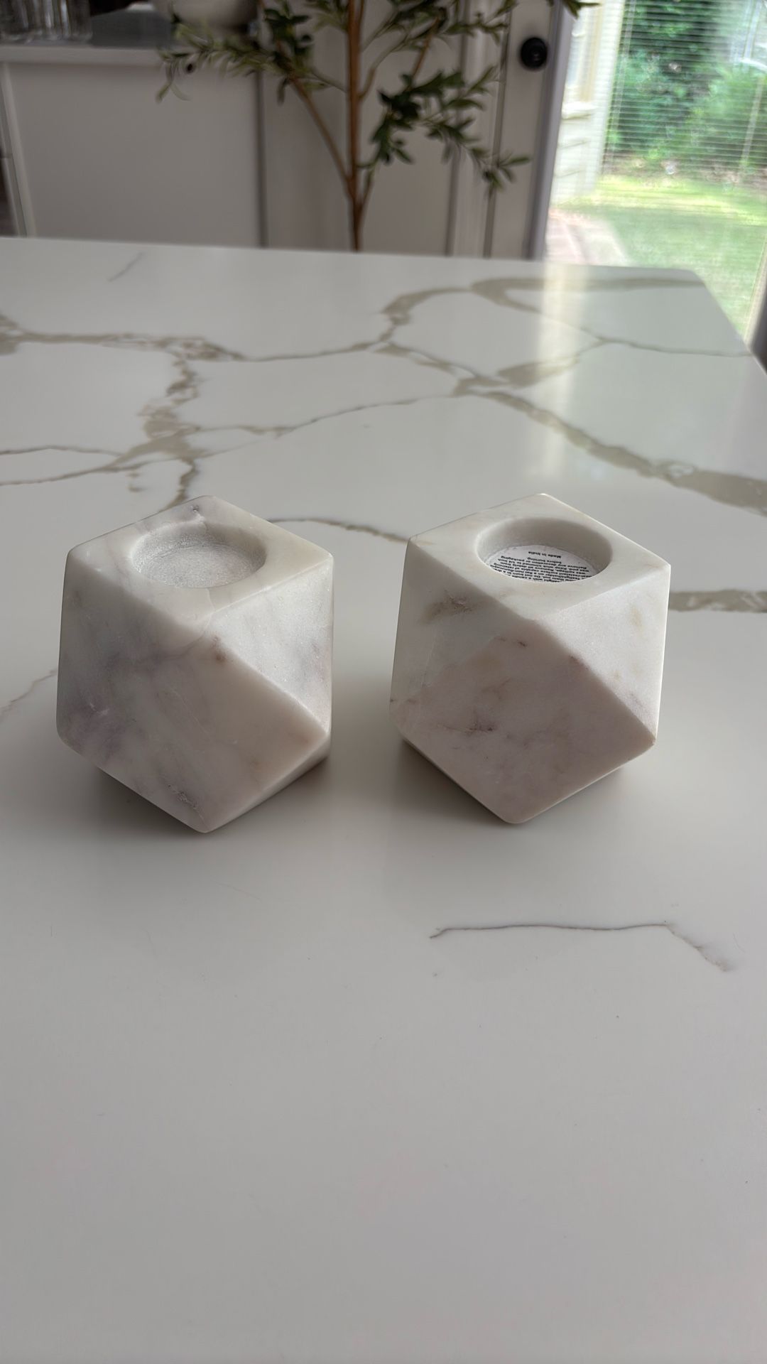 Marble Voltive Candle Holder
