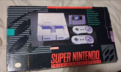 SNES console BOX ONLY
