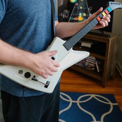 Guitar Hero Controller PS2 w/ Game, Strap & Bag