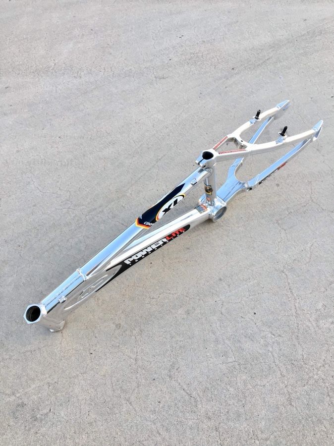 1998 POWERLITE 20” P61 COQPIT XL 6061 ALUMINUM USA MADE BMX FRAME GT ...