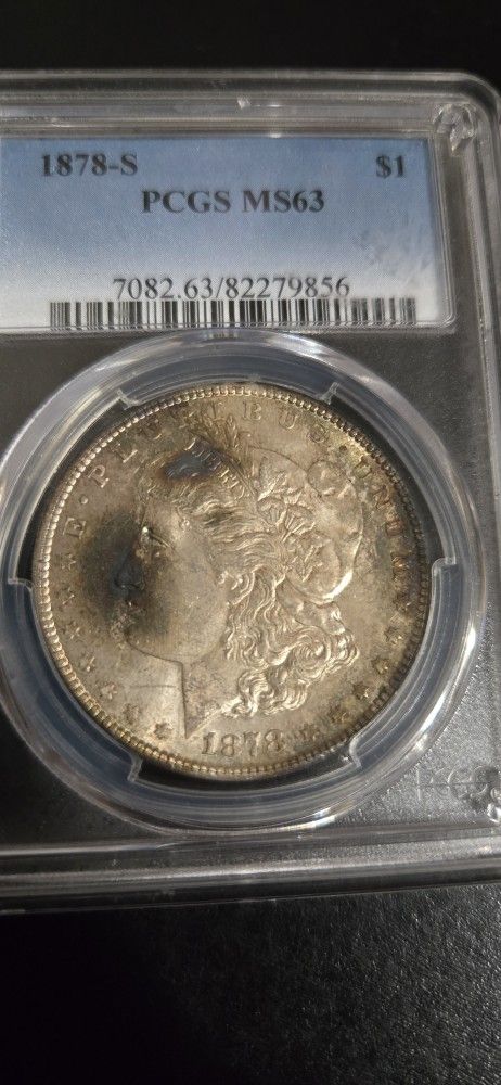 Toned 1878 S Morgan Dollar