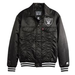 RAIDERS STARTER LEVIS JACKET NFL LEVI’S SOFT SATIN XL