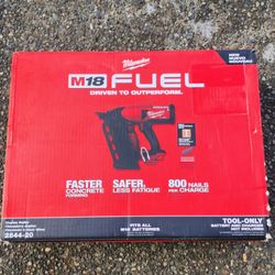 Milwaukee 2844-20 M18 FUEL Duplex Nailer, Power Type Battery 