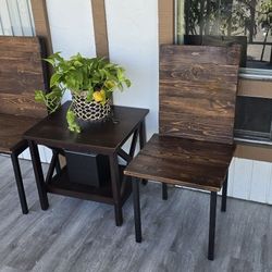 Rustic Patio & Lawn Chair Set