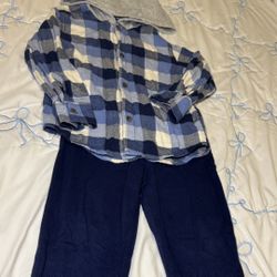 Toddler Hooded Flannel Set