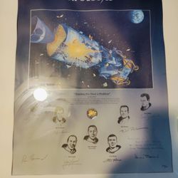 Alan Bean Houston, We Have A Problem Poster From Apollo 13 Movie 