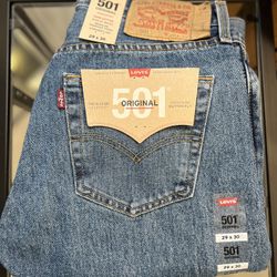 Levis 501 Original Button Fly Jeans Size 29 X 30