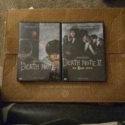 Death Note (2006) and Death Note: The Last Name (2006) DVD MOVIE