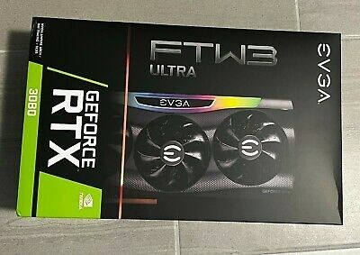 EVGA GeForce RTX 3080 10GB GDDR6X FTW3 Ultra Gaming Graphics Card 10G-P5-3897-KL
