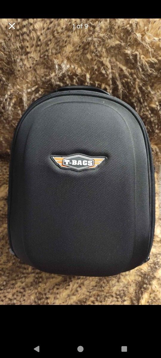 T-Bags Motorcycle Travel Luggage Sissy Bar Bag Backpack Hidden Rain Guard
