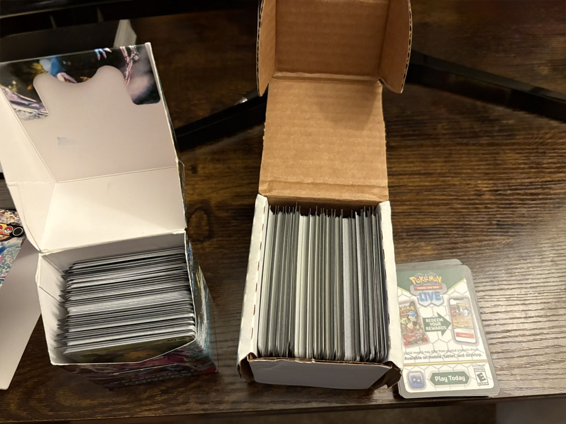341 Pokemon Cards (NOT BULK) ARs, EXs, Holos & 31 TCG Live Codes