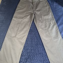 Dickies Double Knee Size: 40x33 Color: Grey