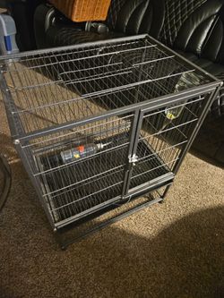 Large Heavy-Duty Metal Pet Cage