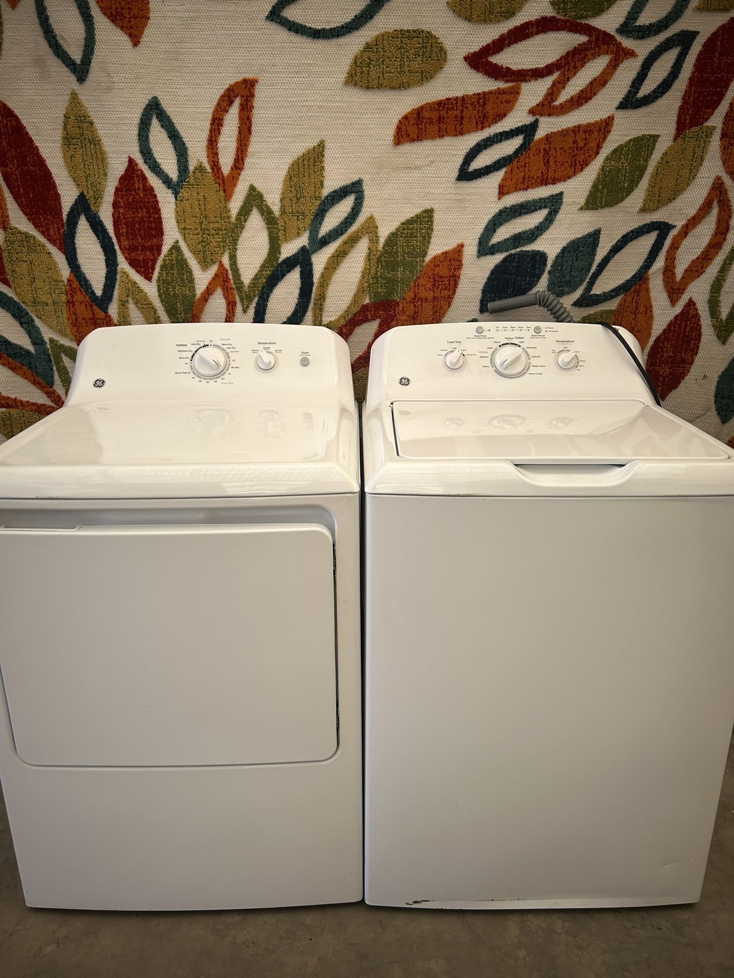 GE Washer And Dryer Laundry