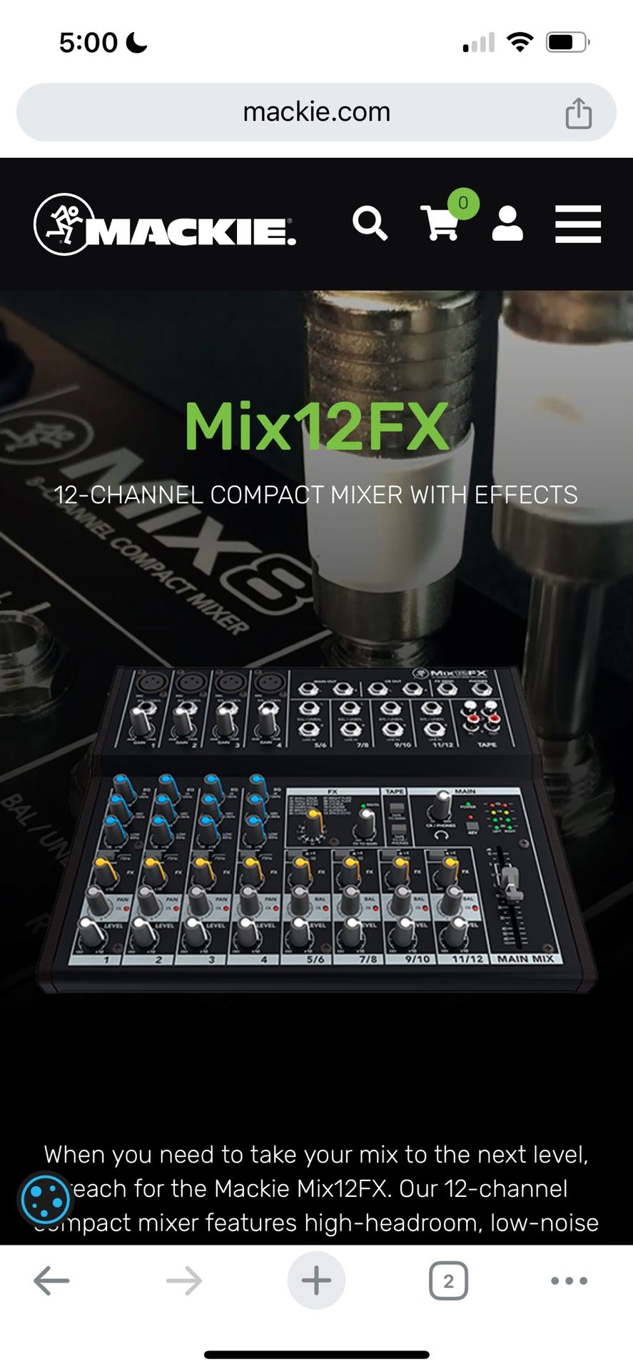 Mix12FX Mixer