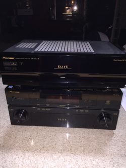 Used Pioneer Elite Receiver (VSX-92TXH) and Amplifier (M-10X)