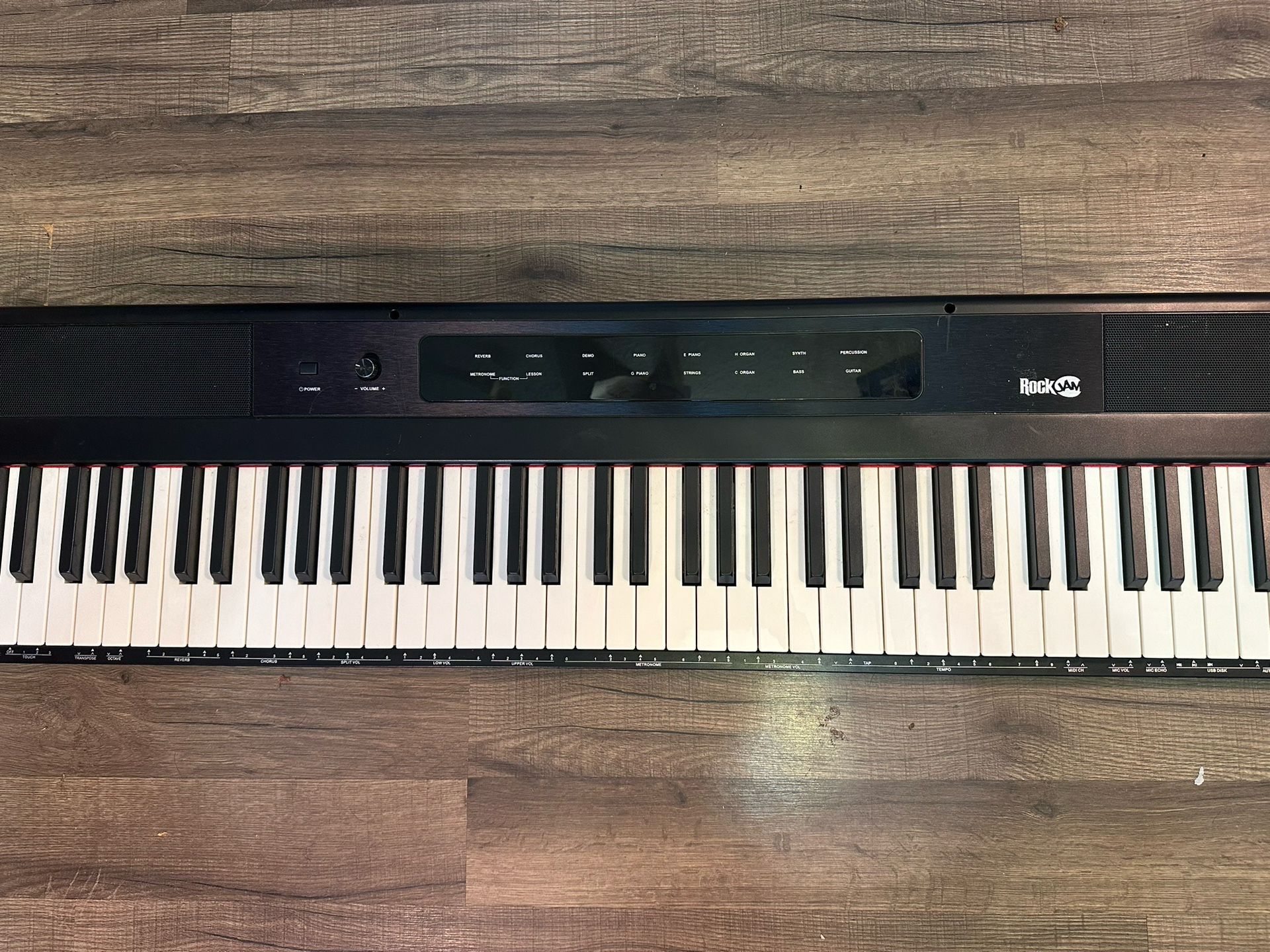 RockJam 88 Key Piano Keyboard