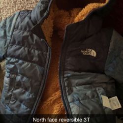 North face Reversible Toddler Winter Coat 