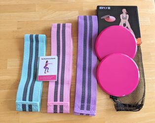Bundle Core Sliders & Resistance Bands