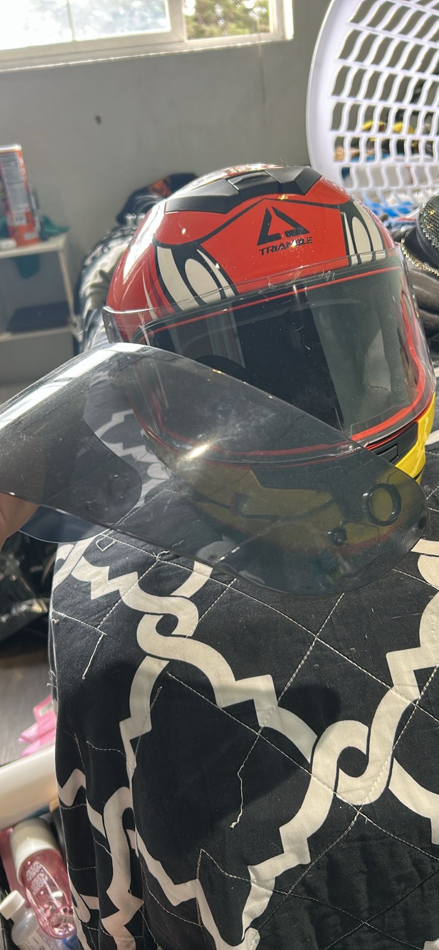 triangle youth helmet