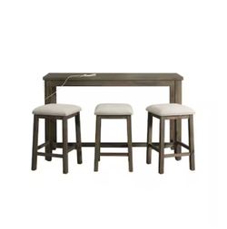Picket House Furnishings Rustic Rectangular Wood Acacia  60-in W x 36-in H Console table