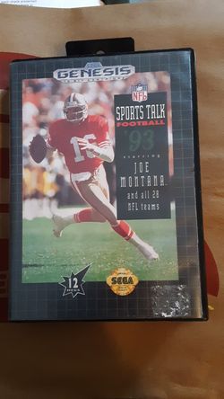 Sega Genesis NFL SportTalk Football 93