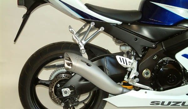 Micron Stainless Megaphone Serpent Exhaust & Mid Pipe - 06-07 GSXR / 06+ R6
