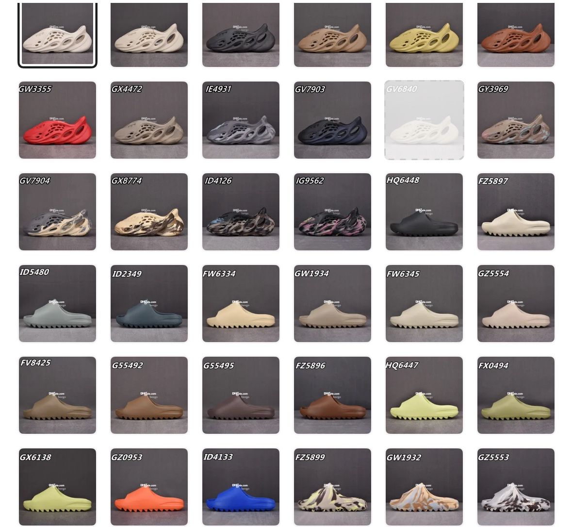 Adidas Foam Runners, Adidas Slides