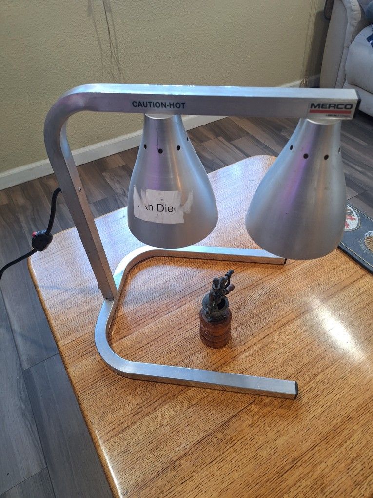 Dual Heat Lamp Food Warmer