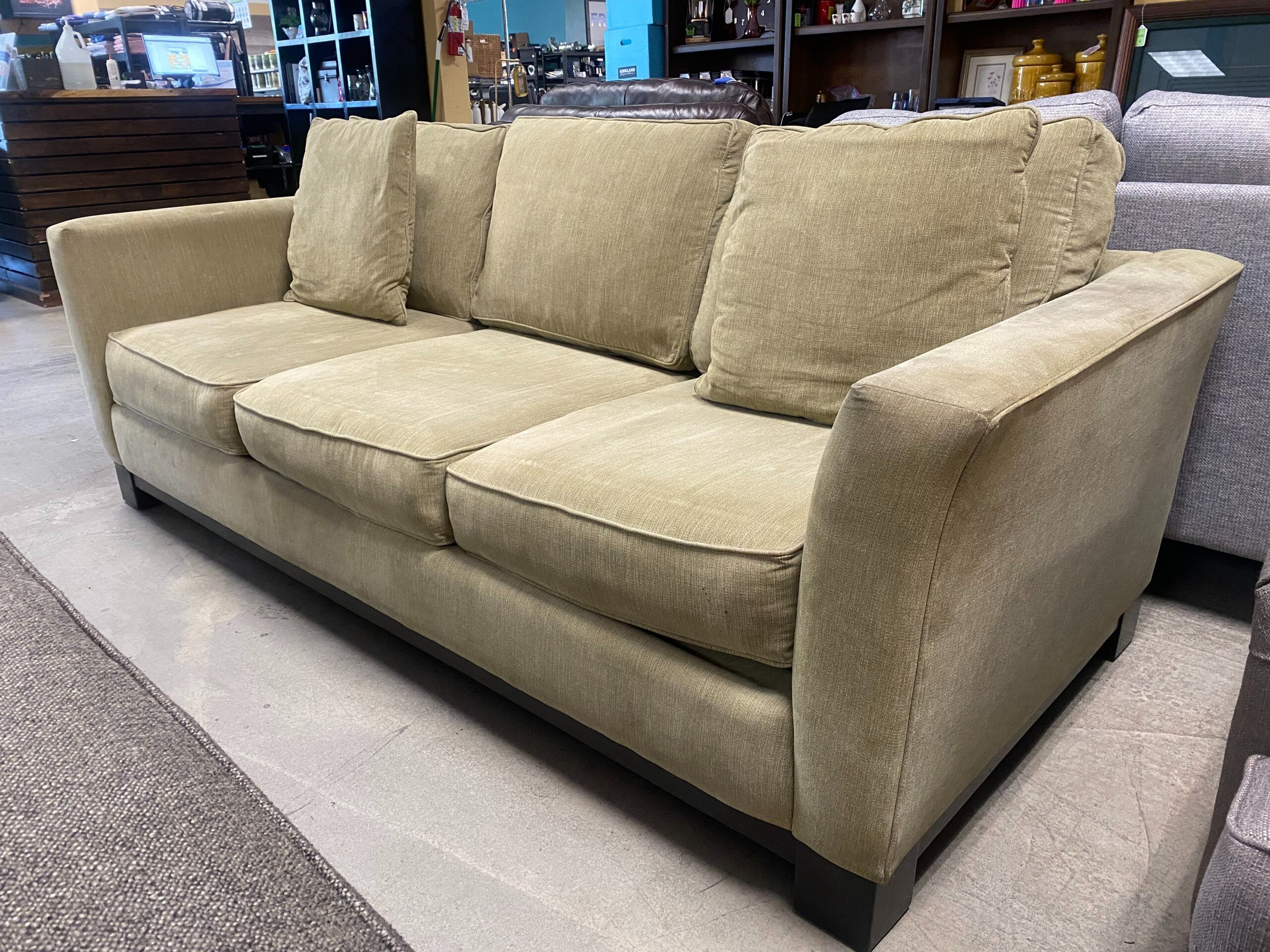 JOHNATHAN LOUIS Tan 3 Seater Sofa