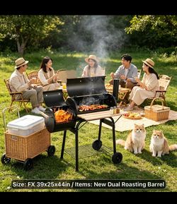 Dual-Heat Charcoal Grill