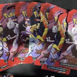 10 Sealed Destined Rivals Sleeved Booster Packs - Lot of 10