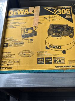 Dewalt Air Compressor/ Nailer Combo 