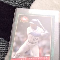 Baseball Post 91/92 Ken Griffey Jr Bundle Of 3 Cards cash Porch Pickup Redmond